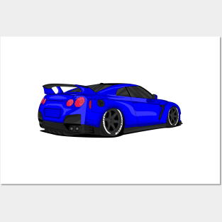 GTR BLUE Posters and Art